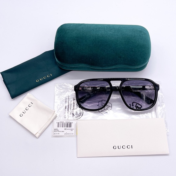 NEW GUCCI GG1188S 002 AVIATOR UNISEX SUNGLASSES GUCCI GG1188S - Picture 12 of 13